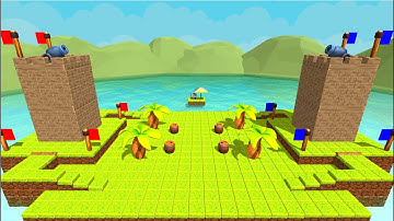 Castle Destruction #2🏰 Marble Race