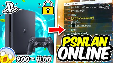 HOW TO PLAY LAN ONLINE ON PS4 JAILBREAK WITH PSLAN!! (9.00 - 11.00)