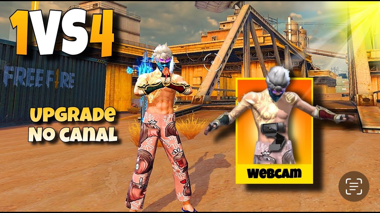 NOVIDADE NO CANAL!? JOGANDO SOLO VS SQUAD COM WEBCAM PELA PRIMEIRA VEZ!! FREE FIRE MOBILE