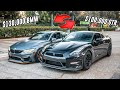 WE TRADED CARS FOR A DAY!! R35 GTR VS M4 GTS!!