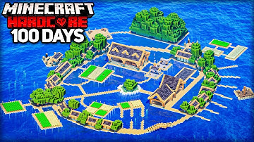 I Survived 100 Days in an OCEAN ONLY World in Minecraft Hardcore