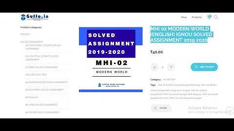 MHI 02 MODERN WORLD ENGLISH IGNOU SOLVED ASSIGNMENT 2019 2020