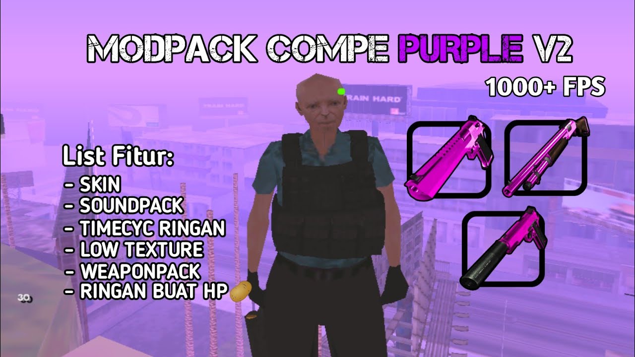 MODPACK COMPE PURPLE V2 || RINGAN SANGAT UNTUK HP LOW END - YouTube