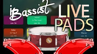 iBassist Live Pads jam with Rock Drum Machine and Synth One screenshot 3