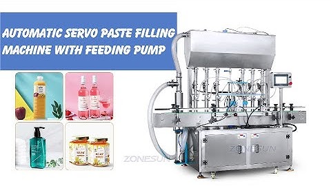 ZONESUN ZS-YT6T-6PX Six Head Viscosity Ointment Thick Paste Shampoo ketchup Honey Filling Machine
