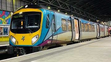 Transpennine Express 185110 At Leeds From Manchester Airport To Redcar Central