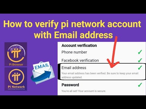 How to verify Pi Network account with Email | pi network email verification