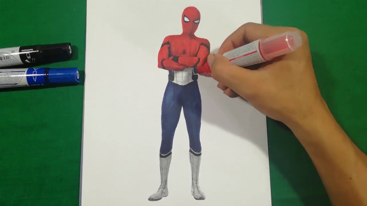 SPIDERMAN HOMECOMING STARING Coloring Pages SAILANY Coloring Kids