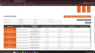 Provider Portal - How to navigate the Training Report