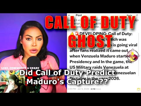 Call of Duty Ghost Predicts Maduro Capture ‼️‼️‼️