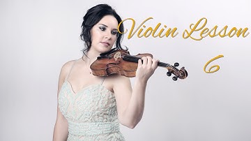Learn the VIOLIN - Lesson 6/20 - Learning the 1st finger notes