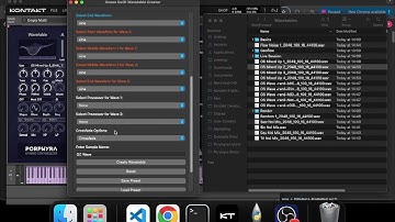 Creating Wavetables with the Ocean Swift Wavetable Creator And Testing In Porphyra Hybrid