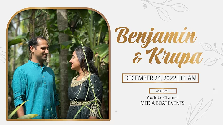 Benjamin  & Krupa | Wedding Live