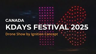 Canada KDays Festival - Drone Light Show by Ignition Concept