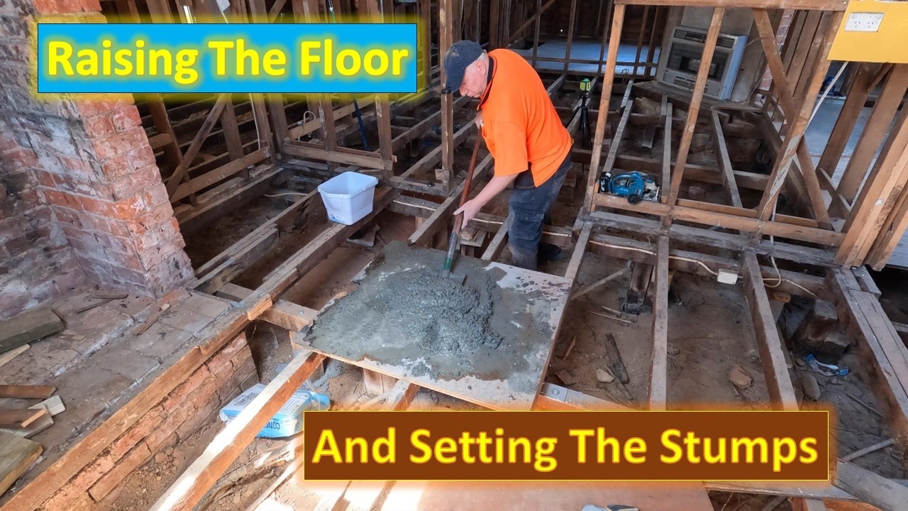 A Complete Renovation: - Raising the floor