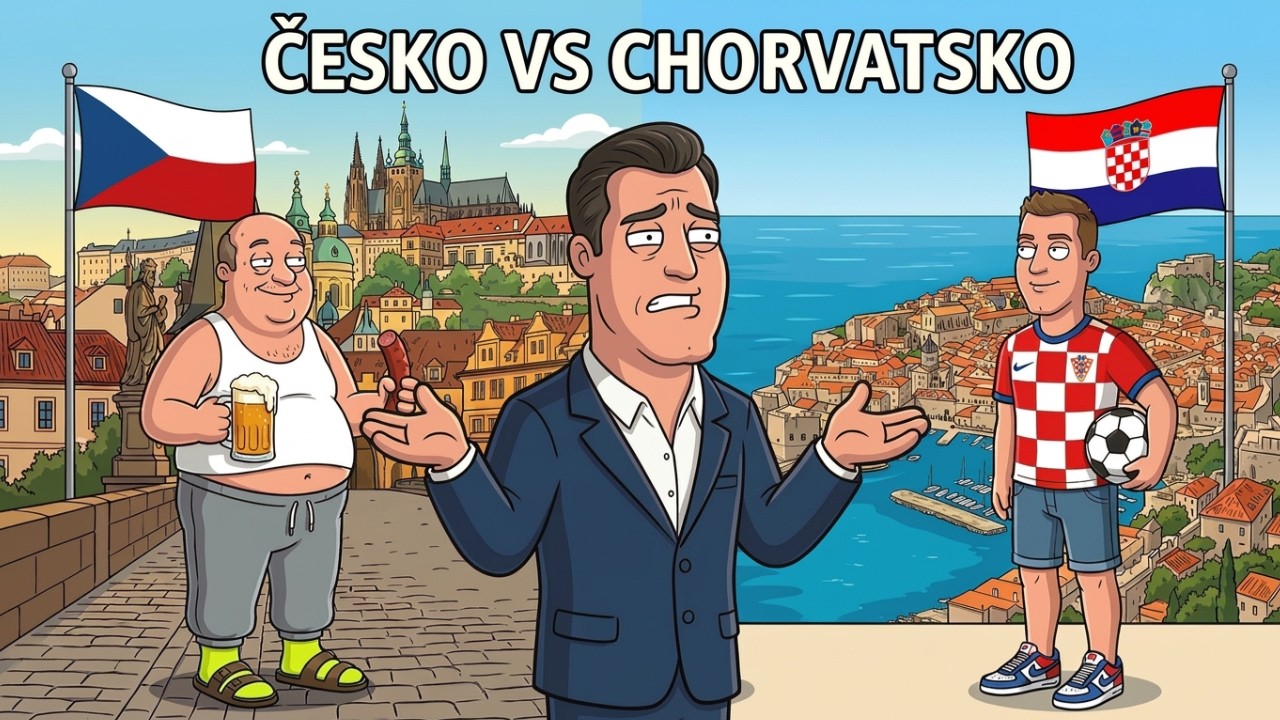 Česko vs Chorvatsko 2026 - Kde se žije líp?