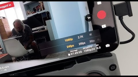 Recording video on dji mini 2