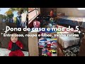 MÃE DE 5 Rotina da manhã entre casa, roupas e filhos!! 🧺🧽✨