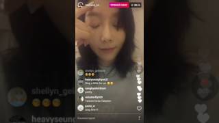 170309 Taeyeon Instagram Live end