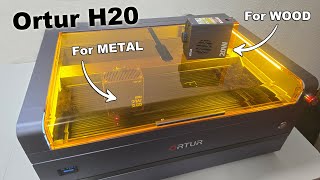 Ortur H20: 20W Blue Laser Great for Wood, 2W IR for Metal Engraving!