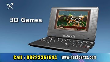 Nuclear SX 7i Net book - Compact 7-inch Mini Laptop that flaunts its strikingly unique design