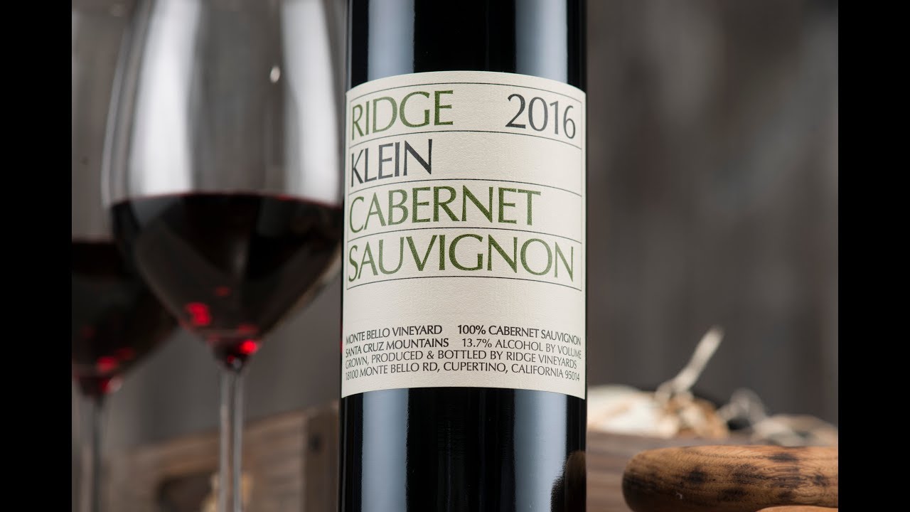 1997 Ridge Vineyards Monte Bello Santa Cruz Mountains Cabernet