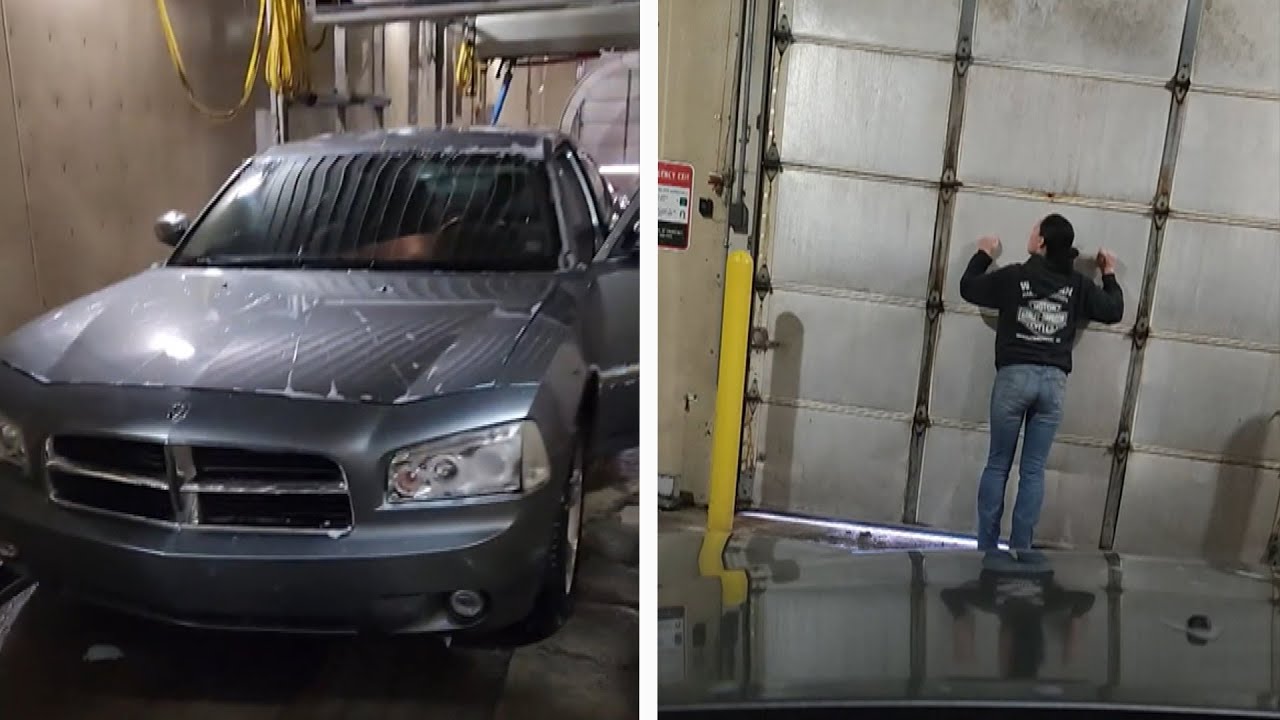 Woman Gets Trapped Inside Car Wash While Experiencing Stomach Flu