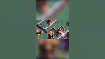 Place traps wisely 🧠💪 | Clash of Clans 🛡 | #shorts #builderbase #cocbases