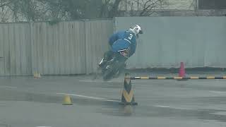 20230326 DUNLOP CUP Round1 MotoGymkhana NSR250R B-3 heat2