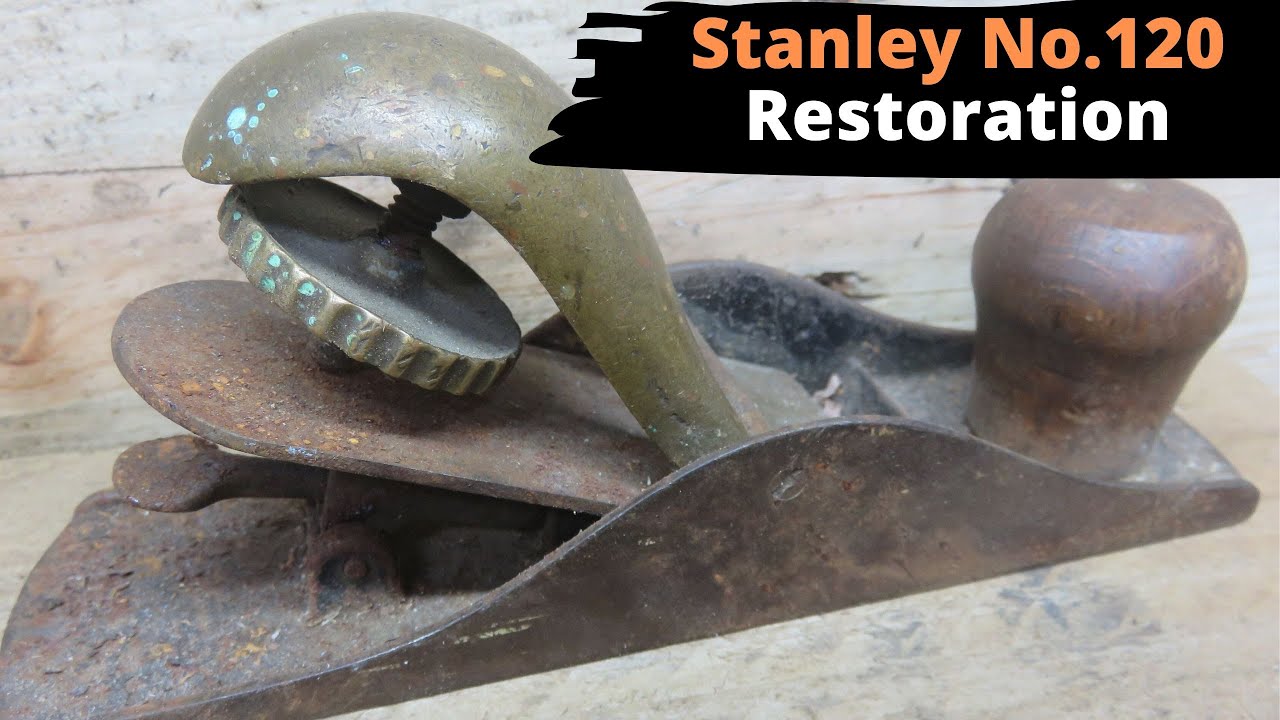 Vintage hand plane restoration. Stanley No. 120 YouTube