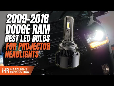 HR Tested: 94% Brighter LED Bulbs for the 2013-2018 Dodge Ram with Projector Headlights