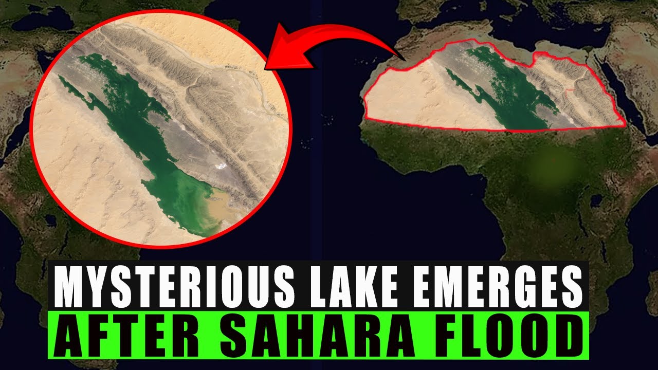 Mysterious Lake Appears In Sahara Desert After Sahara Flooding - YouTube