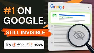 Why ranking #1 on Google isn't enough anymore | Check Google Rankings with RankyFy!