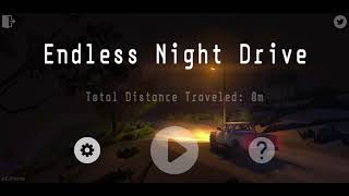 Endless Night Drive Relaxing Game simulator screenshot 4
