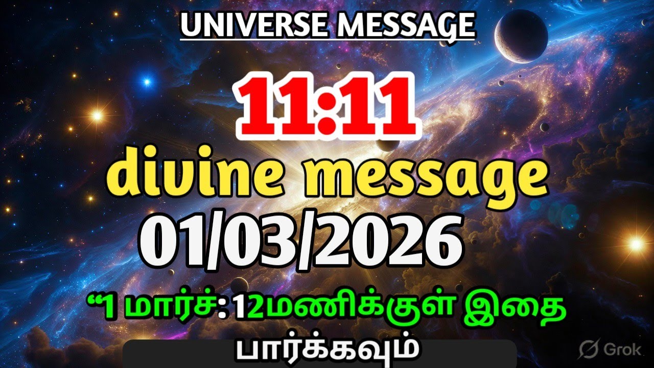 01 March 2026  இரவு உங்கள் வாழ்க்கை மாறும் | இன்று தேர்ந்தெடுக்கப்பட்டவர்கள் மட்டும் கேட்கும் செய்தி