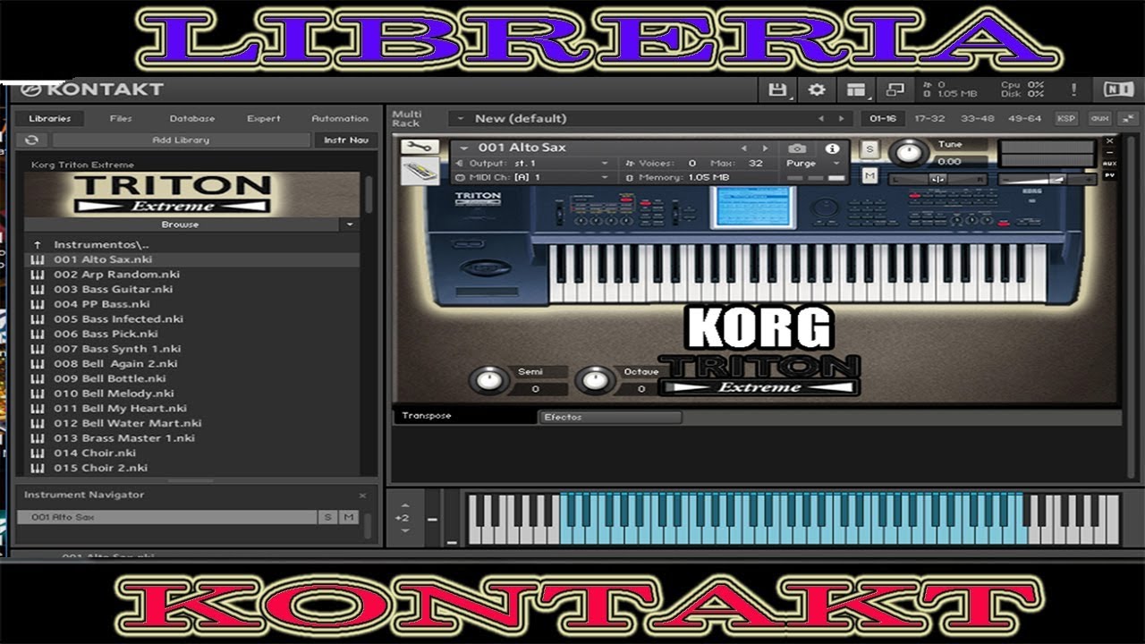 LIBRERÍA COMPLETA TRITON EXTREME PARA KONTAKT GRATIS DESCARGA FULL
