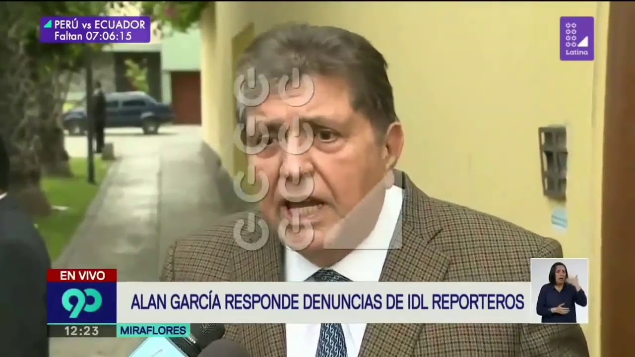 Alan García dice Demuestrenlo pues Imbéciles - YouTube