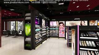 Cosmetic Store Display Furniture, 3D Cosmetic Store Design