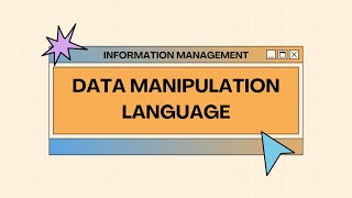 Data Manipulation Language (DML)
