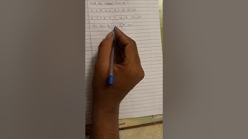 Median for individual series( IN CASE OF EVEN NUMBERS)