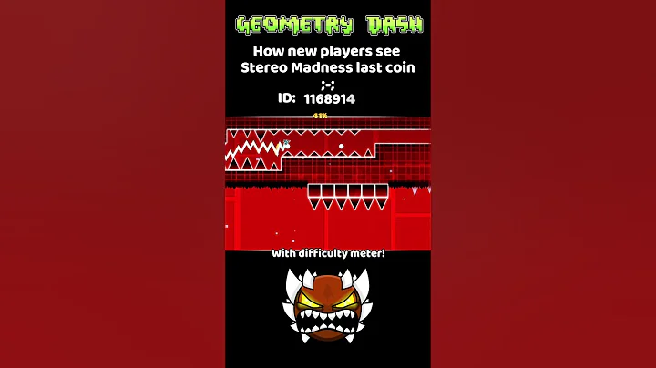 How New Players See Stereo Madness' Last Coin!