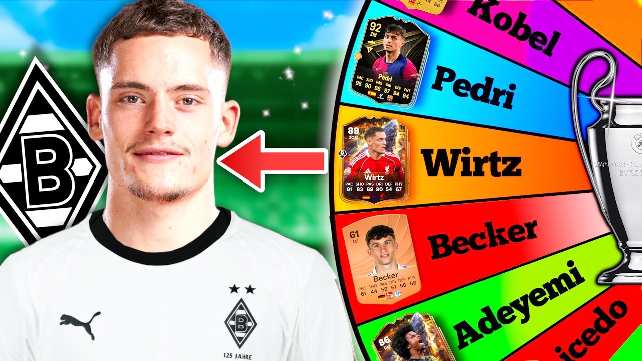 GLADBACH Karriere - aber das GLÜCKSRAD bestimmt meine TRANSFERS! 👀🍀