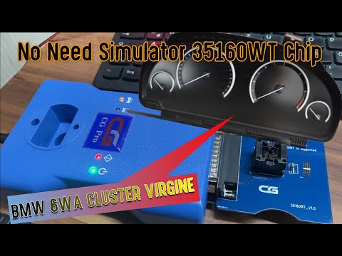 BMW F series instrument cluster reset No Need Simulator 35160WT  CG Pro 9S12 Programmer شرح مهم