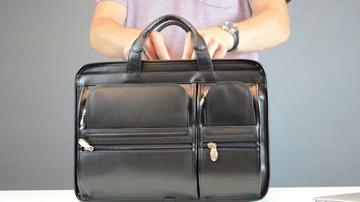 The Hubbard Leather Briefcase for Men - The Real Leather Company