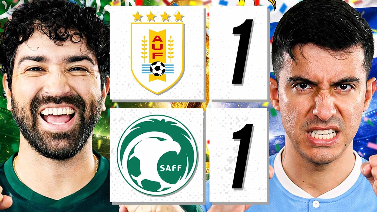 IS CONMEBOL ON FRAUD WATCH?! 😲 URUGUAY 1-1 SAUDI ARABIA (REACTION)