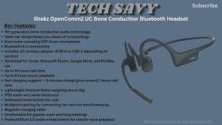 Shokz OpenComm2 UC Review | Best Bone Conduction Bluetooth Headset for Work &amp; Calls?