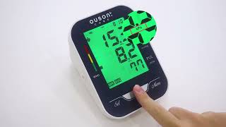 [How to Change the unit of measurement from kPA to mmHg?] BSX523 - Ouson Care Blood Pressure Monitor