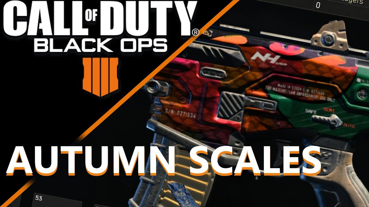 Black Ops 4 Paintjobs - autumn scales