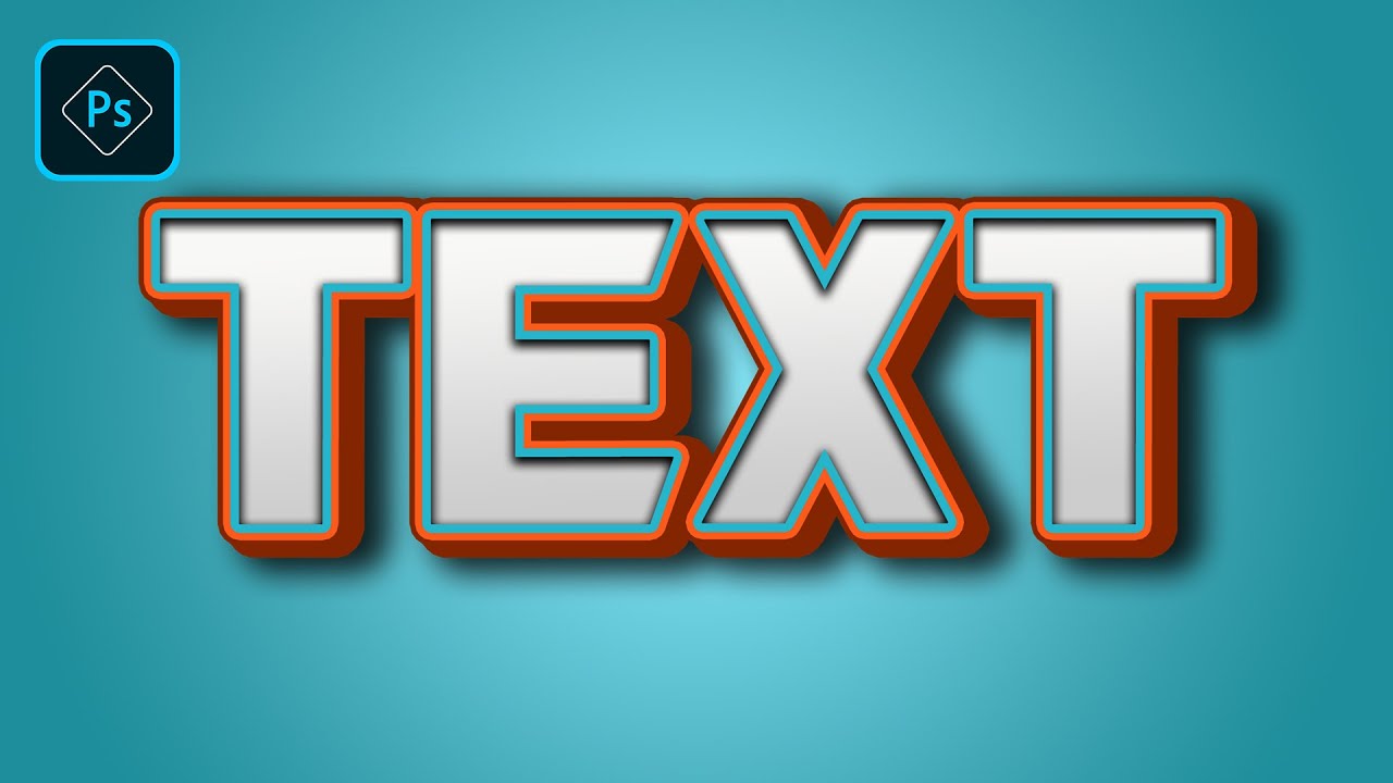 Text Effect Photoshop Tutorial - YouTube