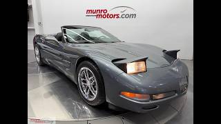 2003 Corvette 1SB Convertible 5.7L LS1 V8 350hp Auto ChromeWheels MagRide HUD MEM Medium Spiral Grey